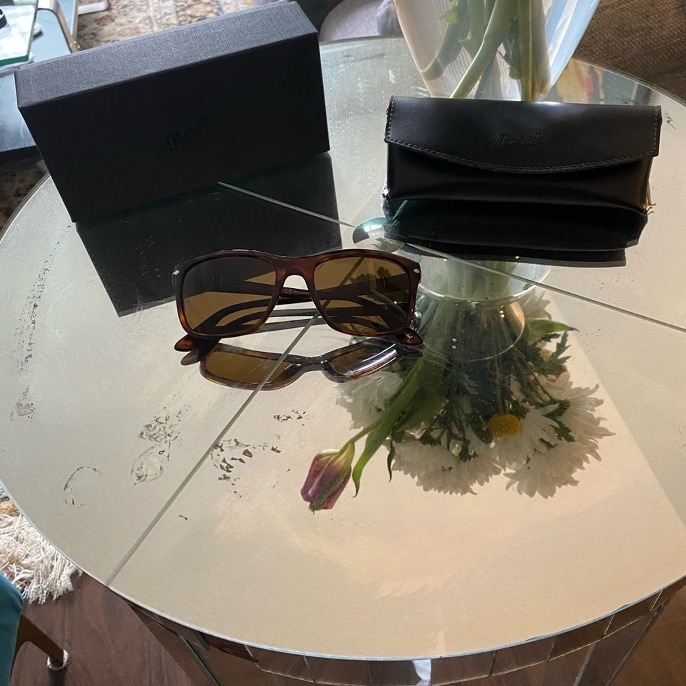 Persol sunglasses.